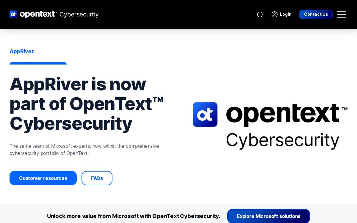 Appriver website preview