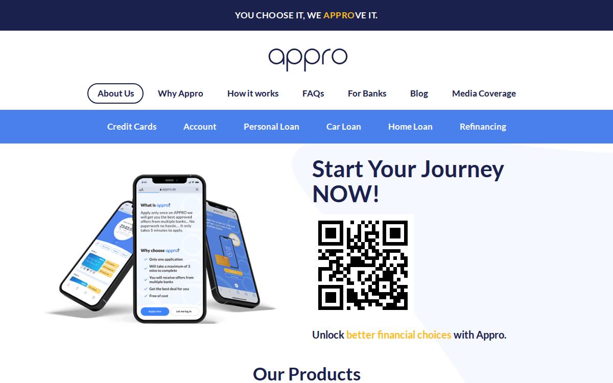 Appro website preview