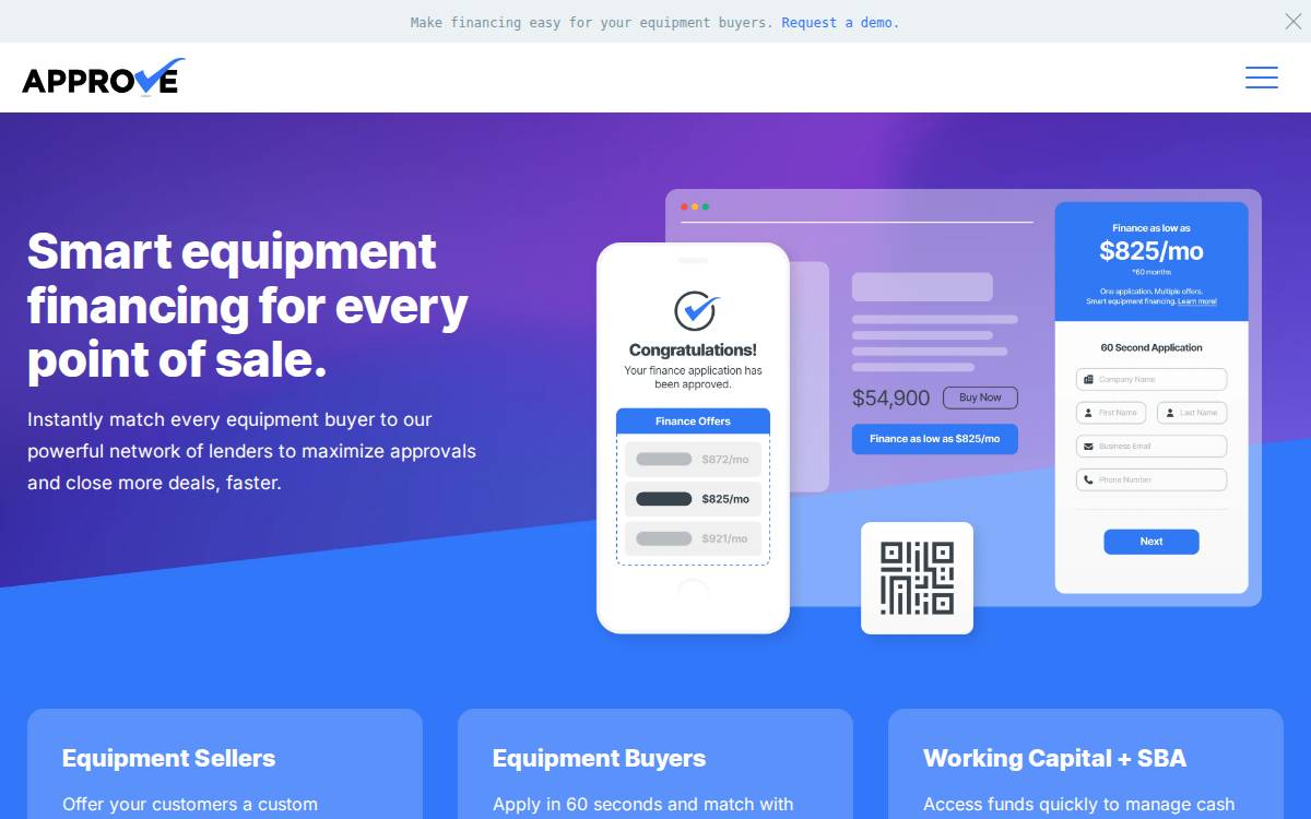 APPROVE website preview