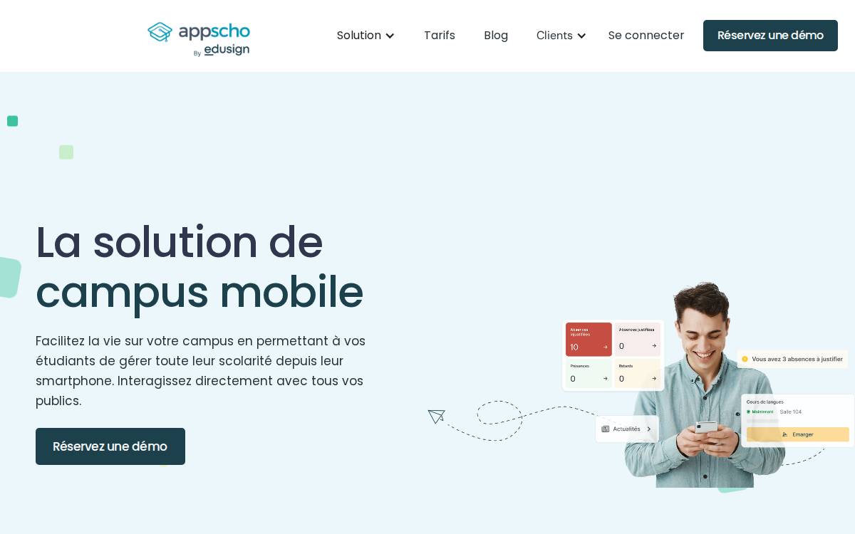 AppScho website preview