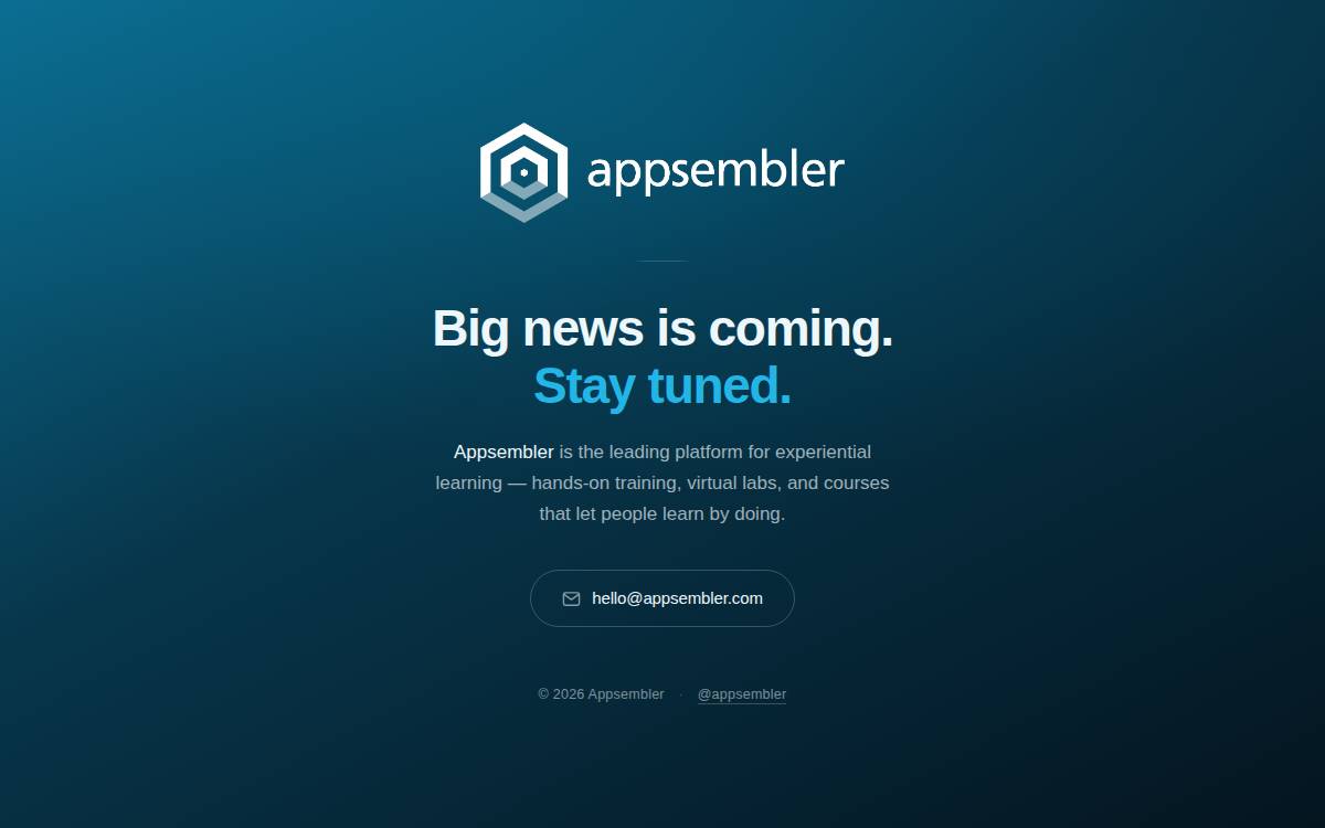 Appsembler website preview