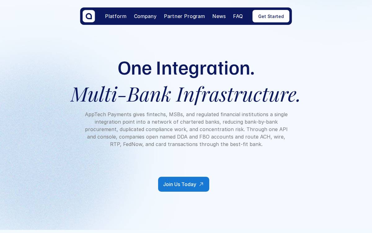 AppTech Payments website preview