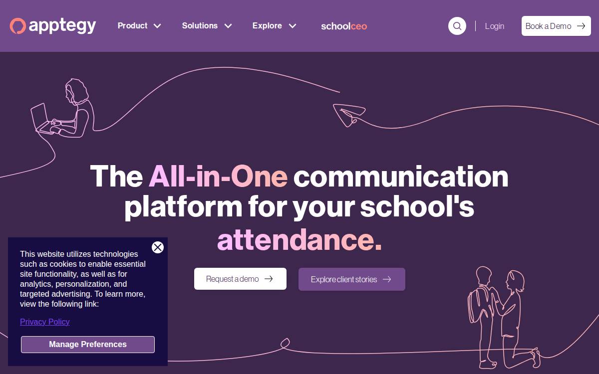 Apptegy website preview