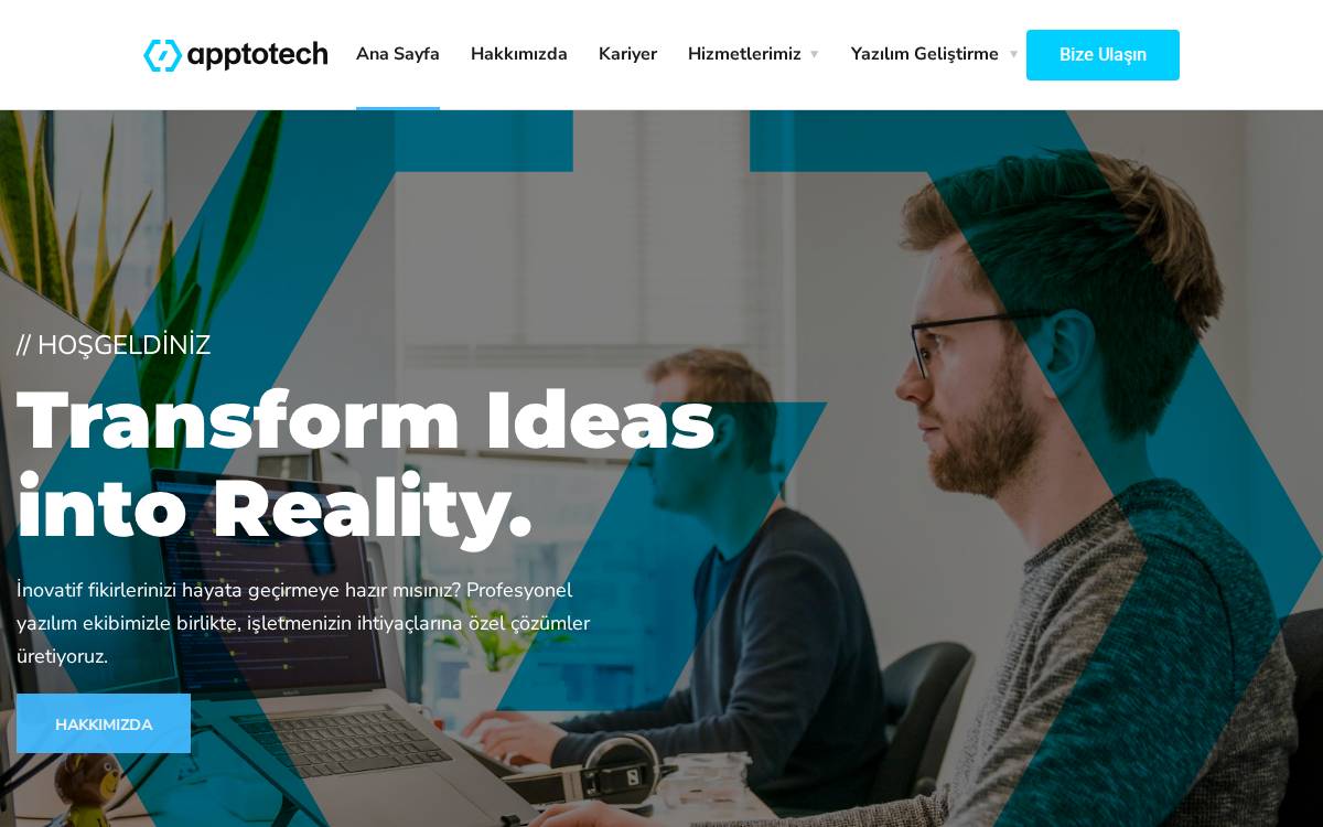 Apptotech website preview