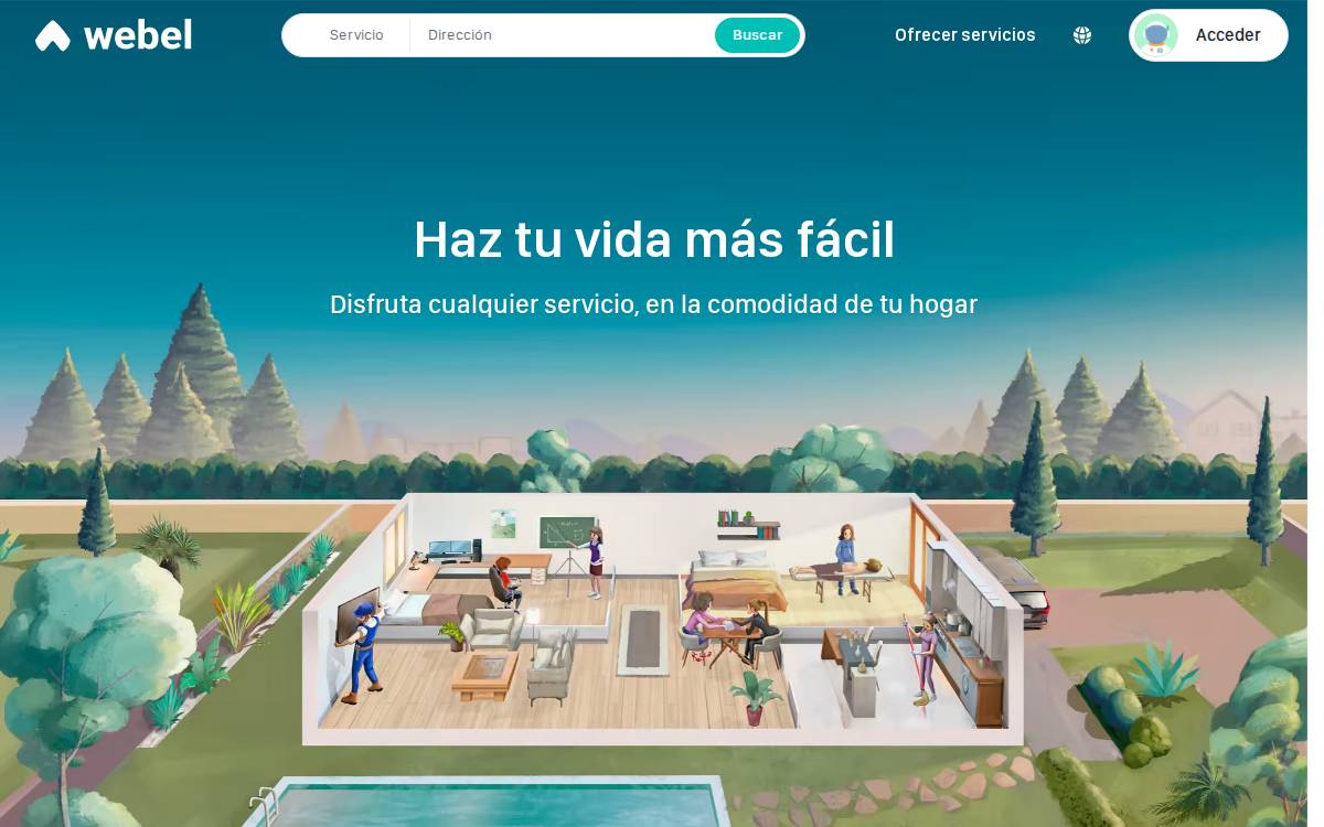 Appwebel website preview