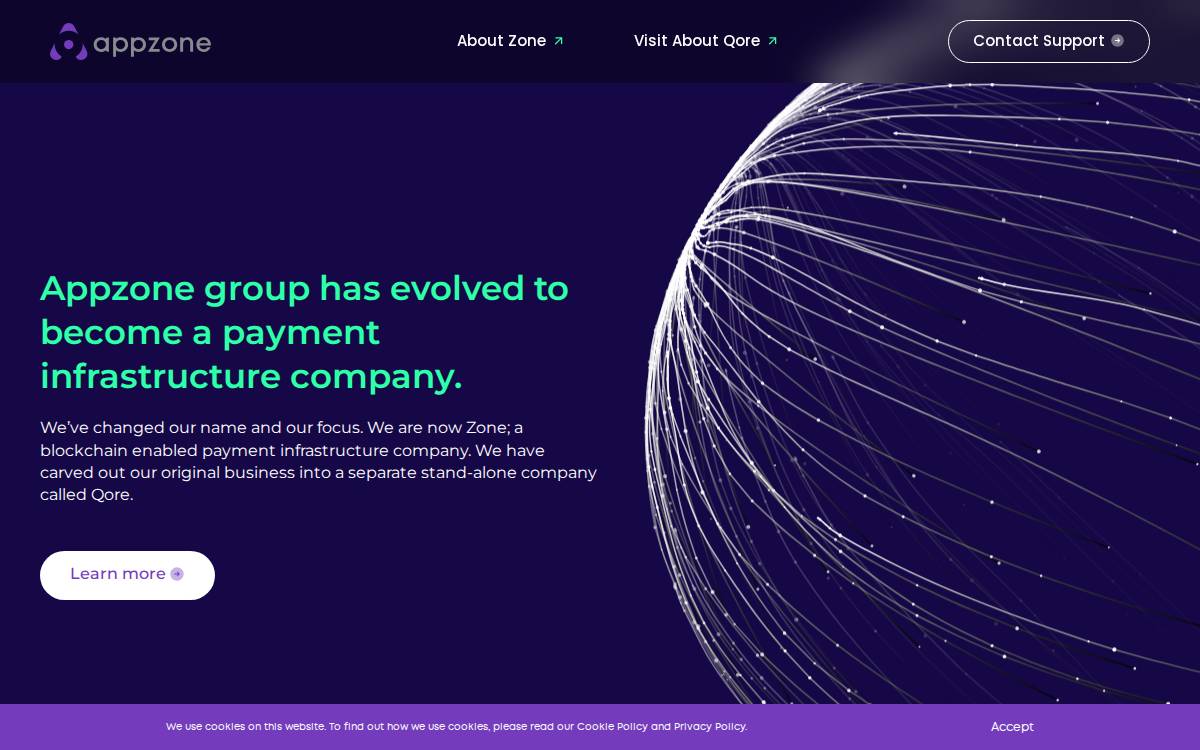 Appzone website preview