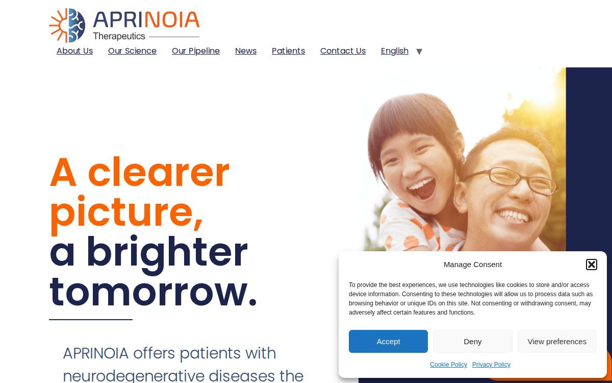 aprinoia Venture Capital website preview