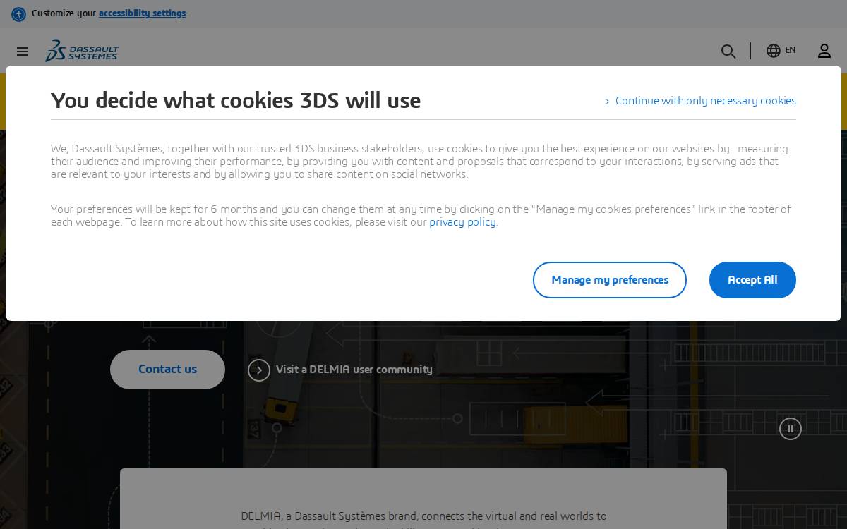 Apriso website preview