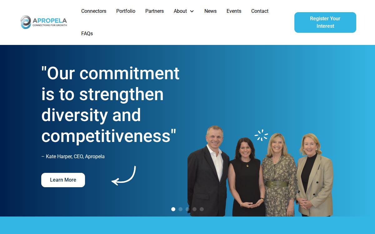 Apropela website preview