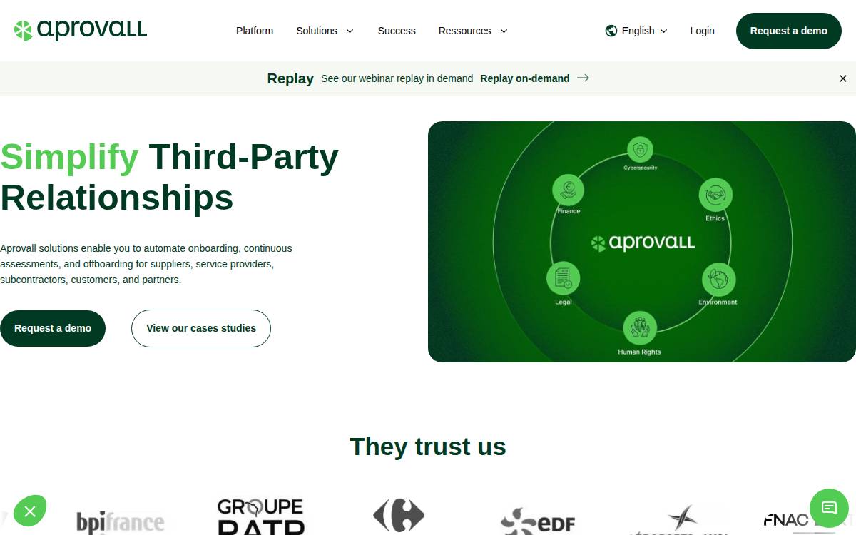 Aprovall website preview