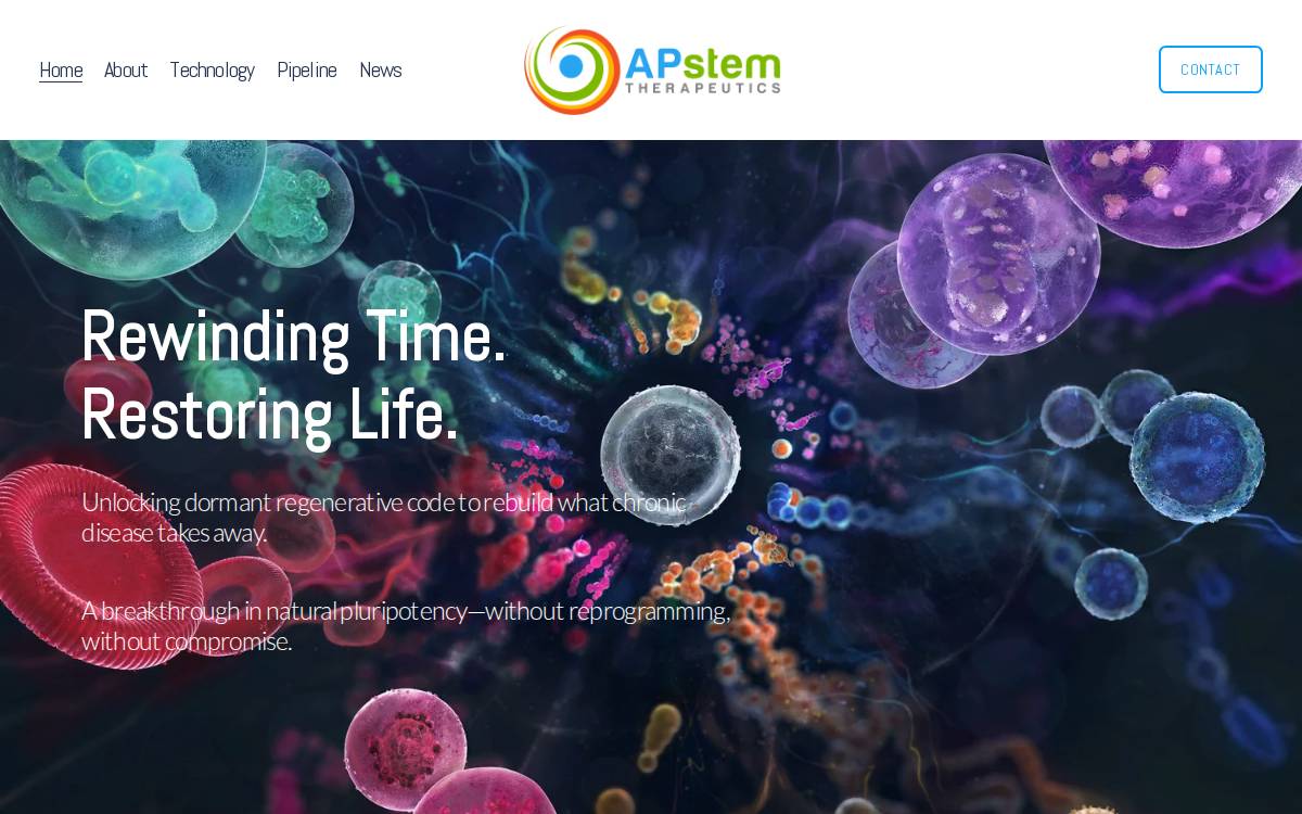 Apstemtx website preview