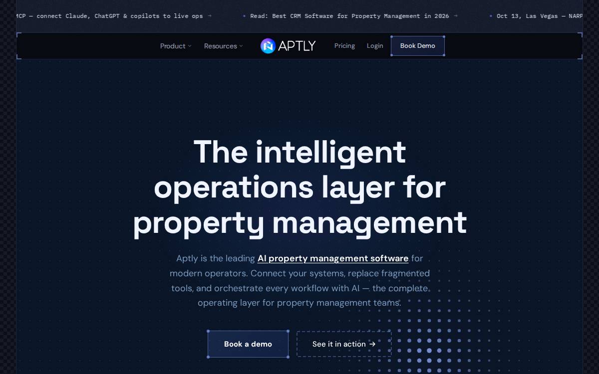 Aptly website preview