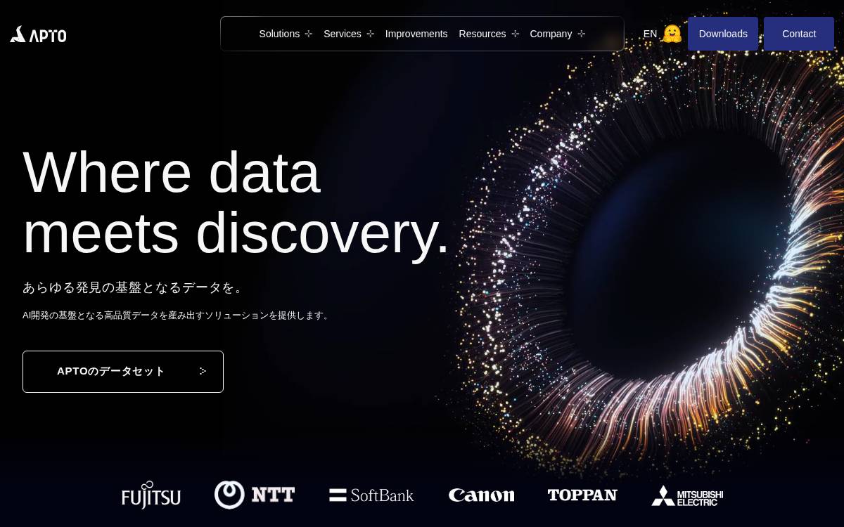 APTO website preview
