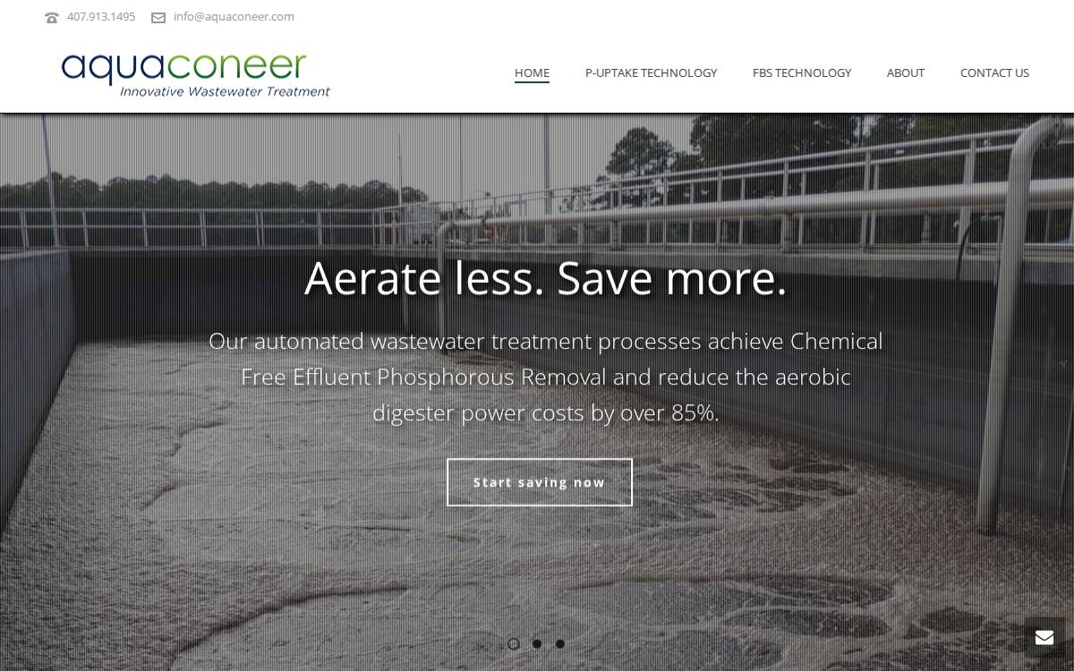 Aquaconeer website preview