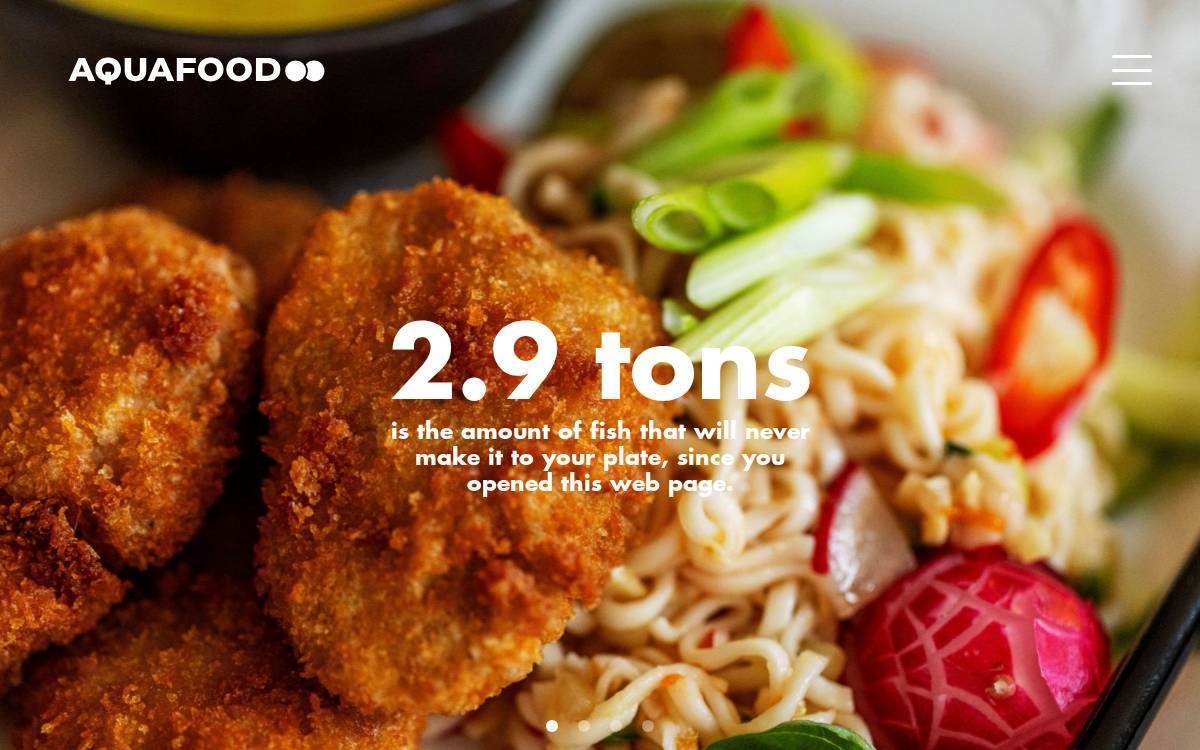 AquaFood website preview