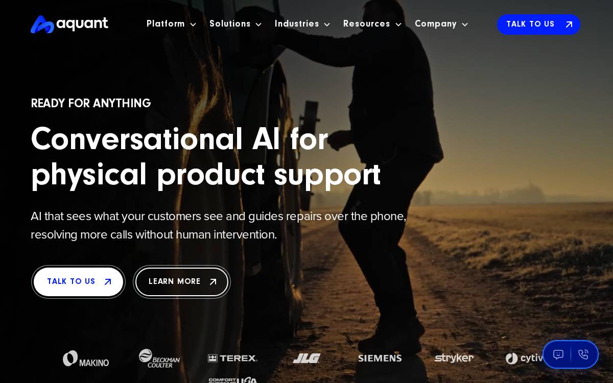 Aquant website preview