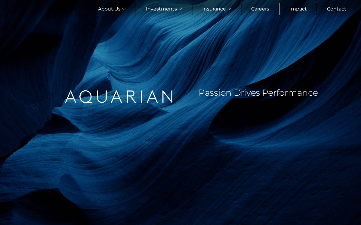 Aquarianlp website preview