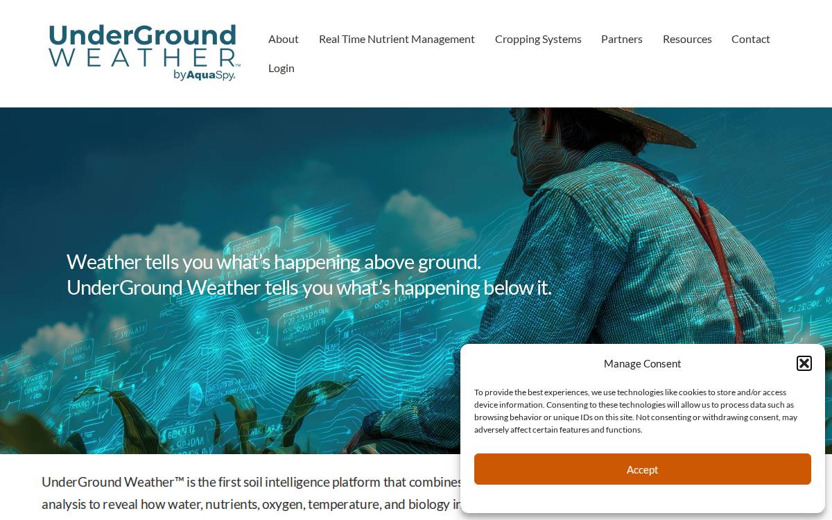 AquaSpy website preview