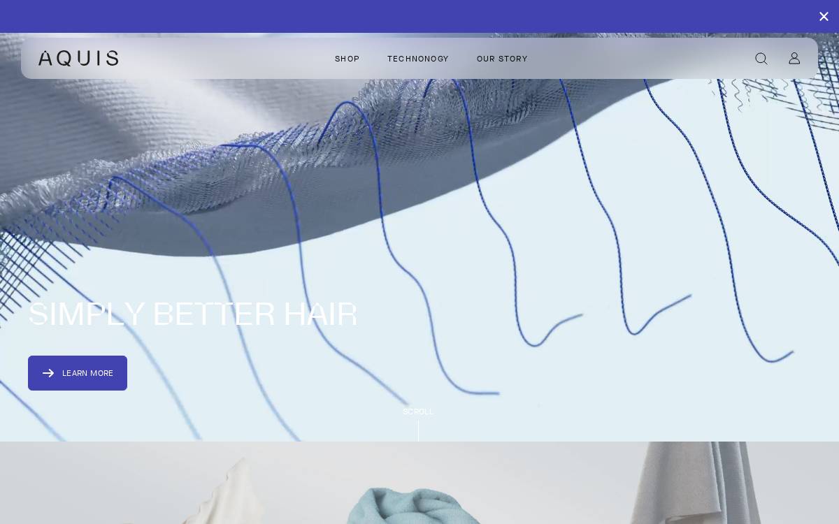 Aquis website preview
