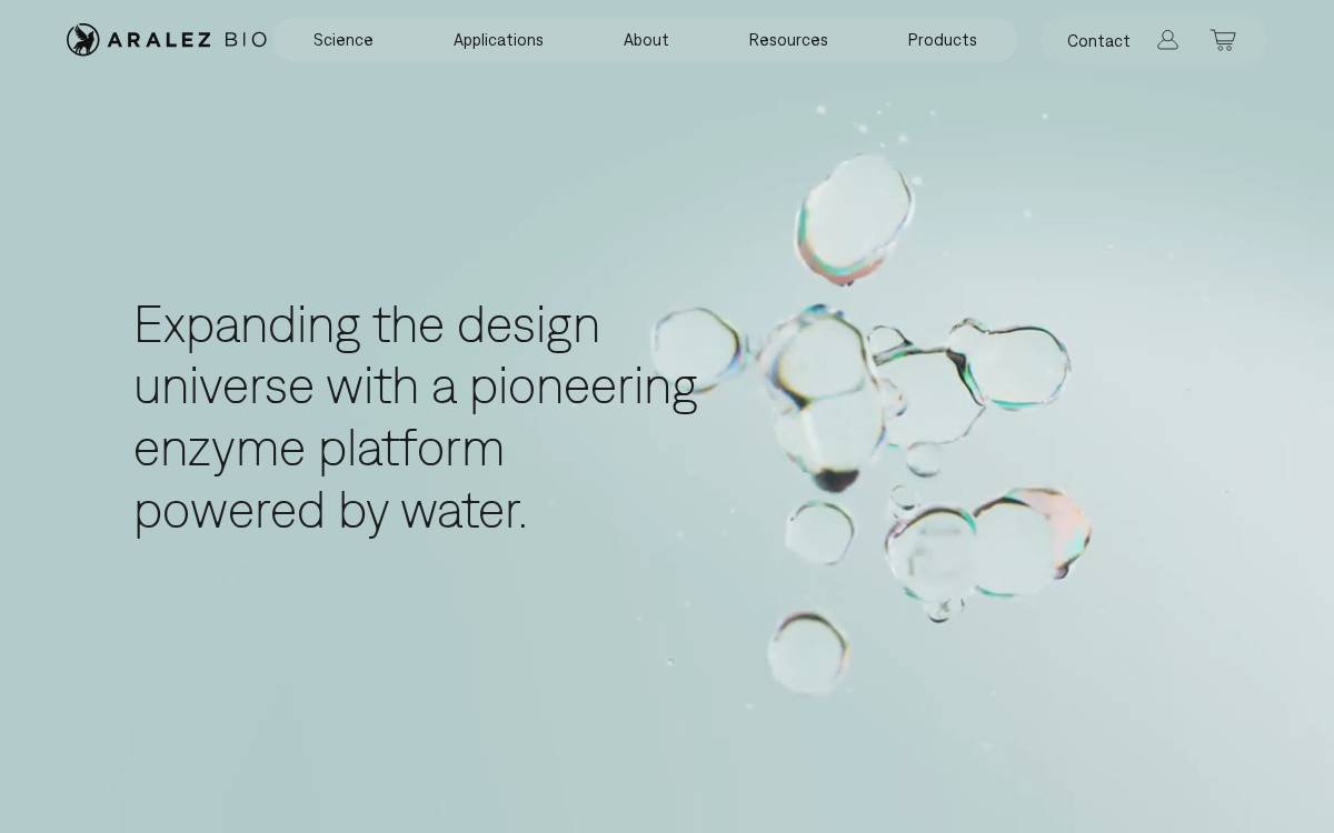 Aralez Bio website preview