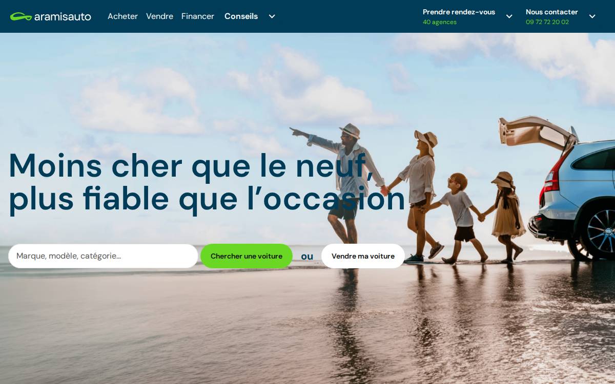 AramisAuto website preview