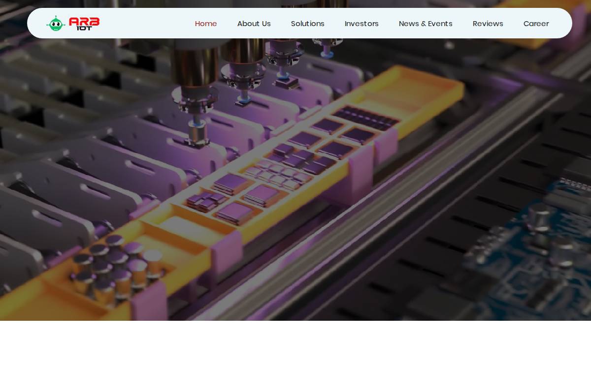 ARB IOT Group Limited website preview