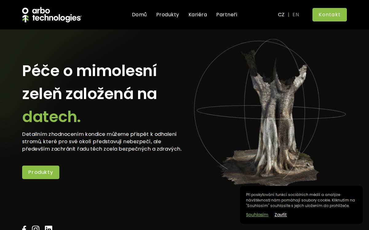 Arbo Technologies website preview
