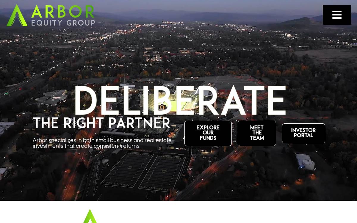 Arbor Equity Group website preview