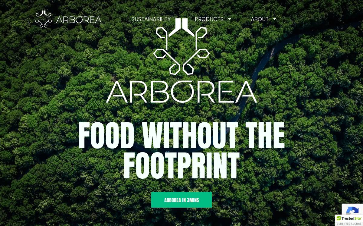 Arborea website preview