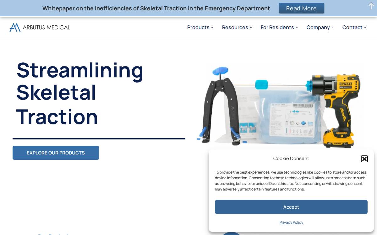 Arbutus website preview