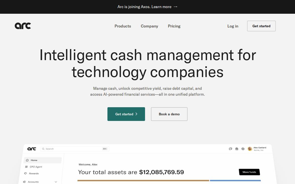 Arc website preview