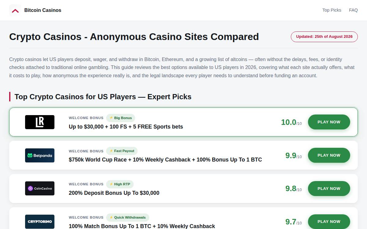 Arcade Network website preview