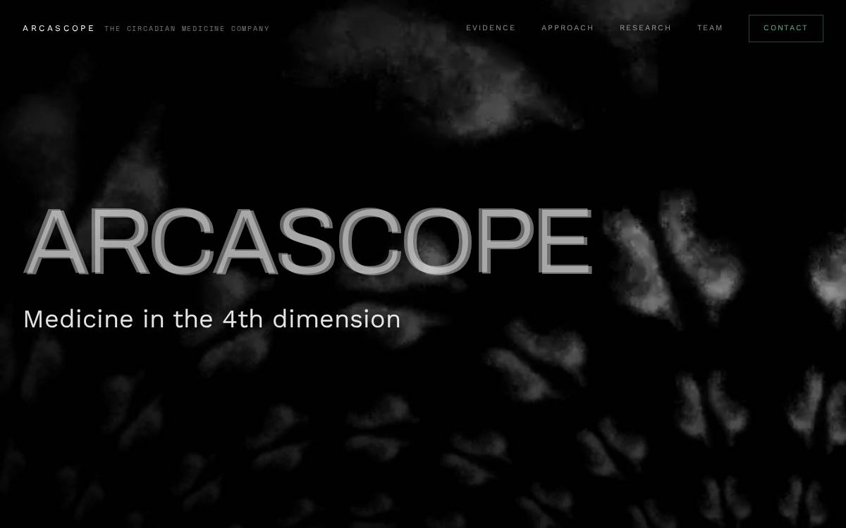 Arcascope website preview