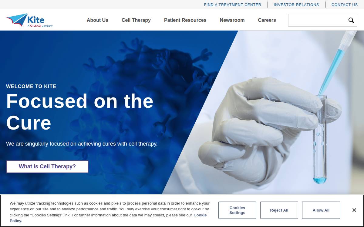 Arcellx website preview