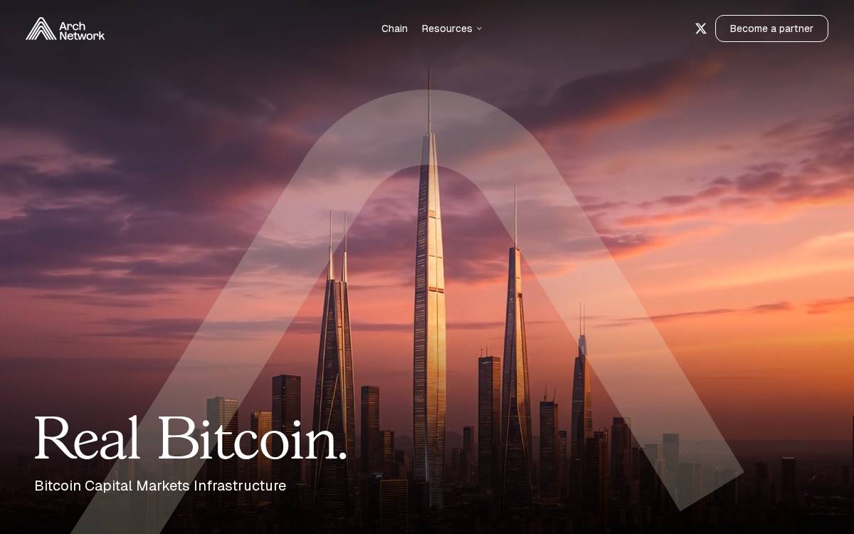 Arch website preview