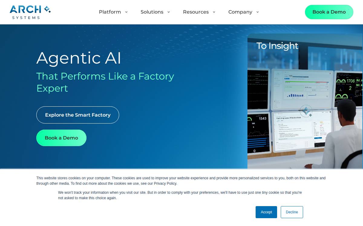 Arch Systems website preview