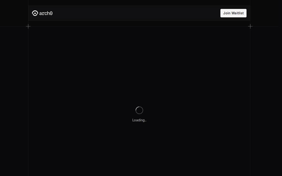 Arch0 website preview