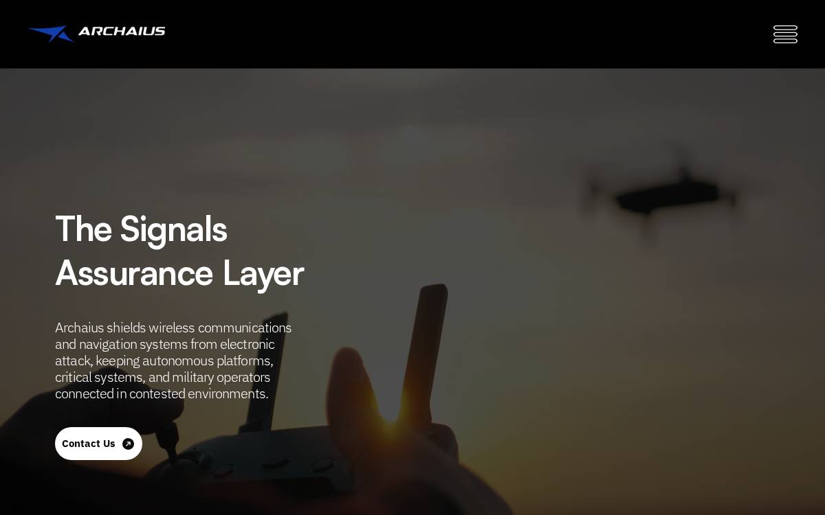 Archaius website preview