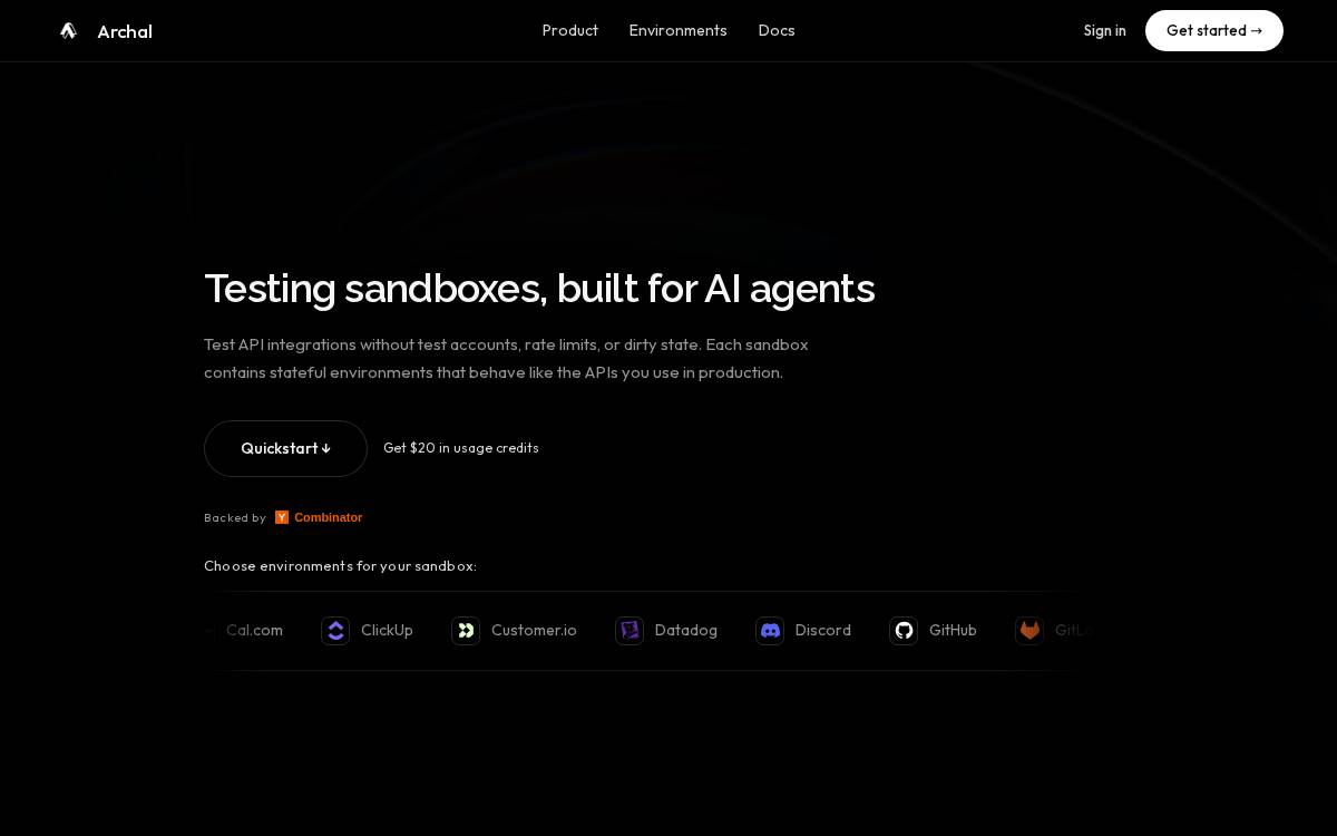Archal website preview