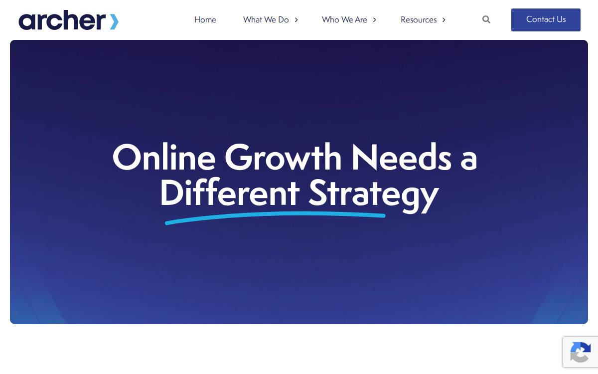 Archeredu website preview
