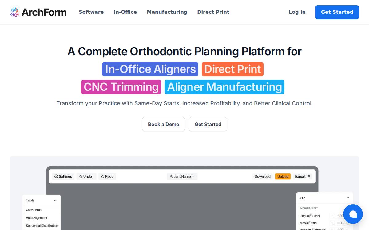 ArchForm website preview