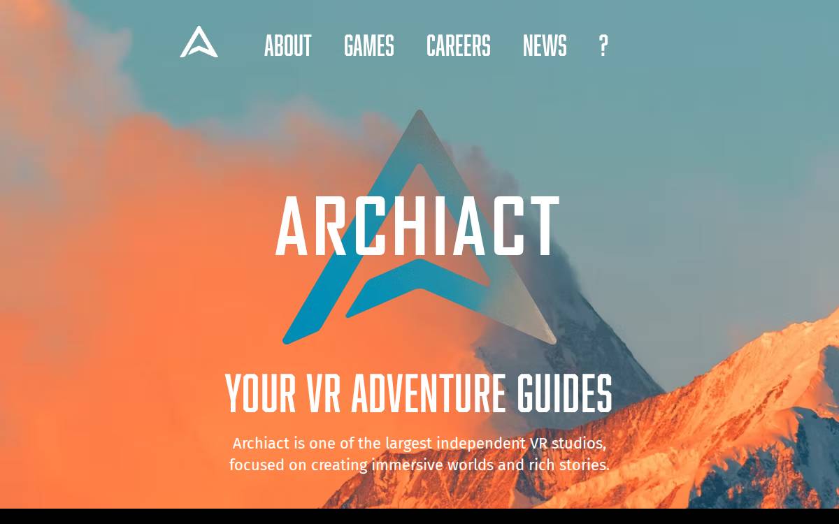Archiact website preview