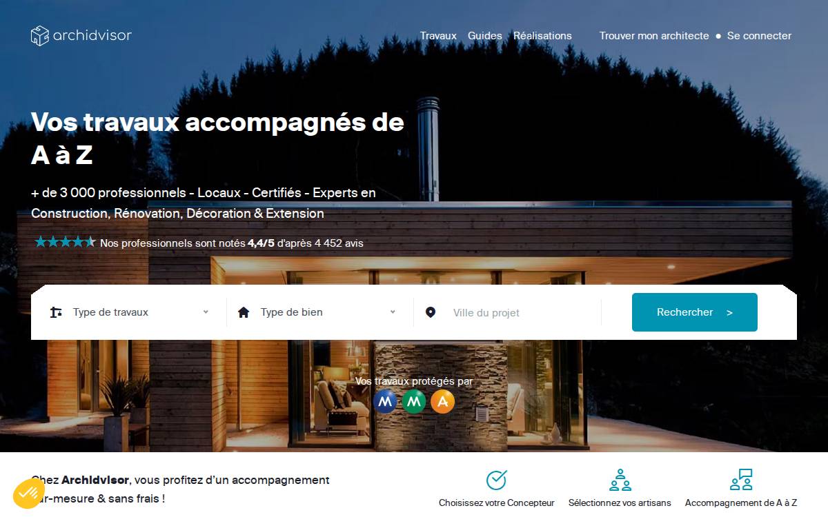 Archidvisor website preview
