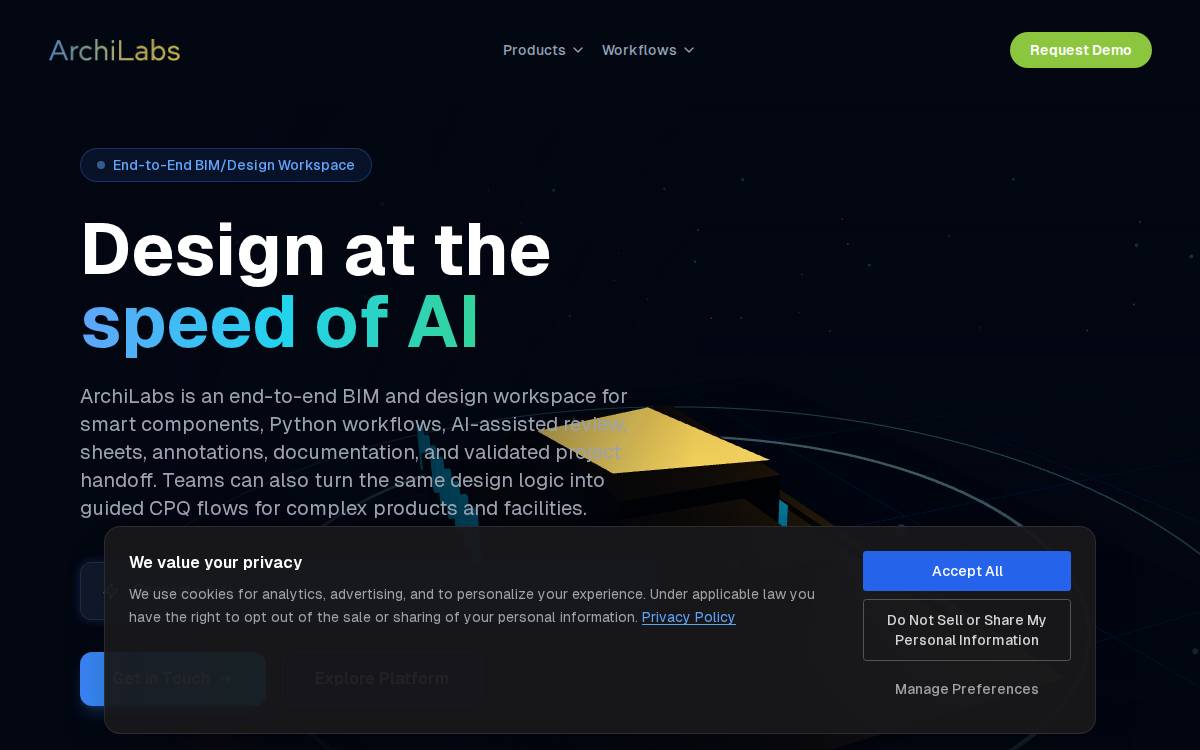ArchiLabs website preview