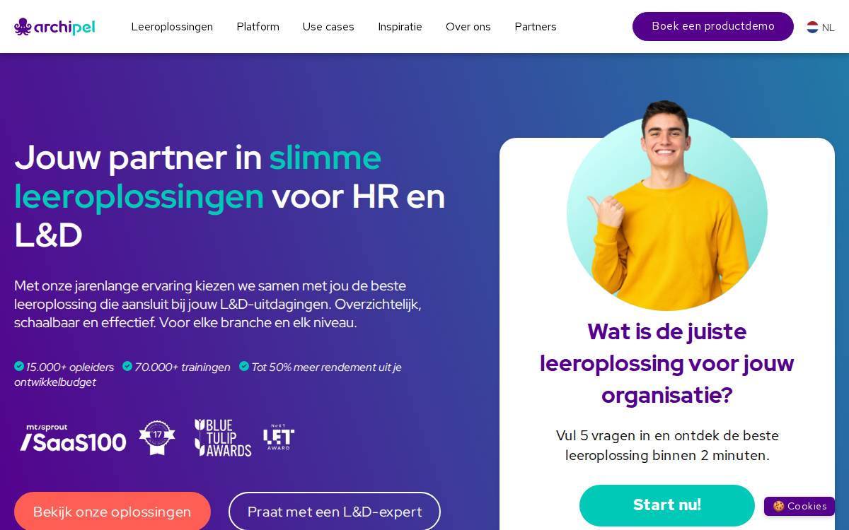 Archipel Academy website preview