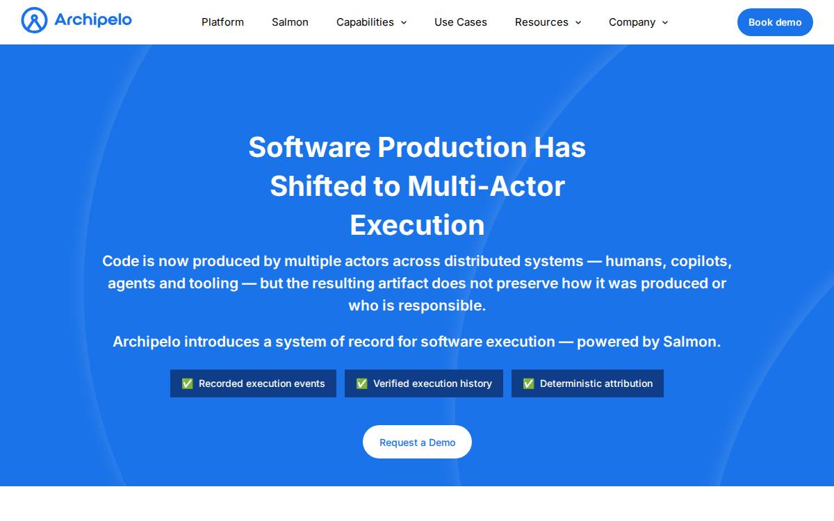 Archipelo website preview