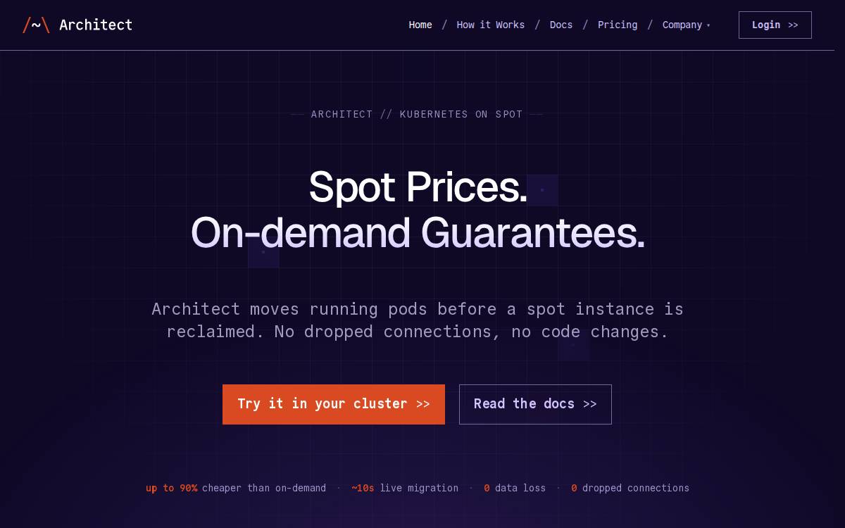 Architect website preview