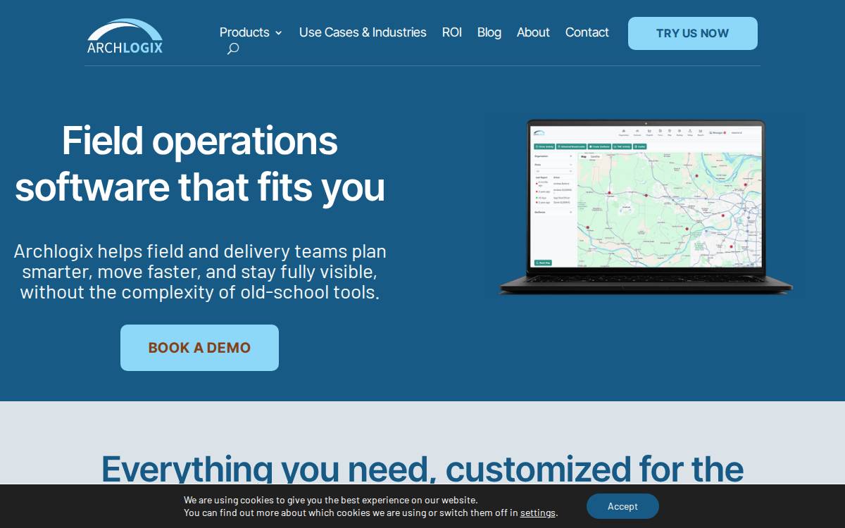 Archlogix website preview
