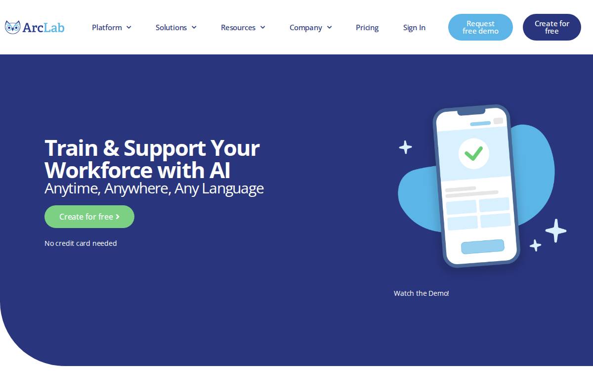 ArcLab website preview