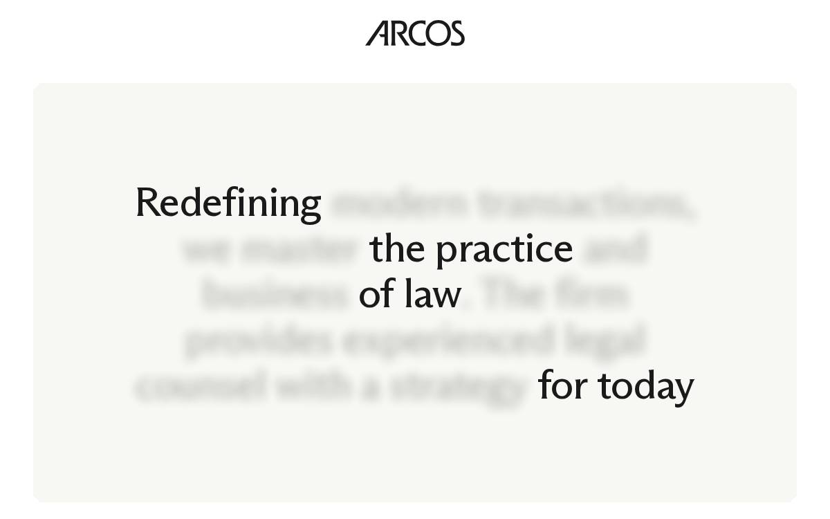 Arcos Labs website preview